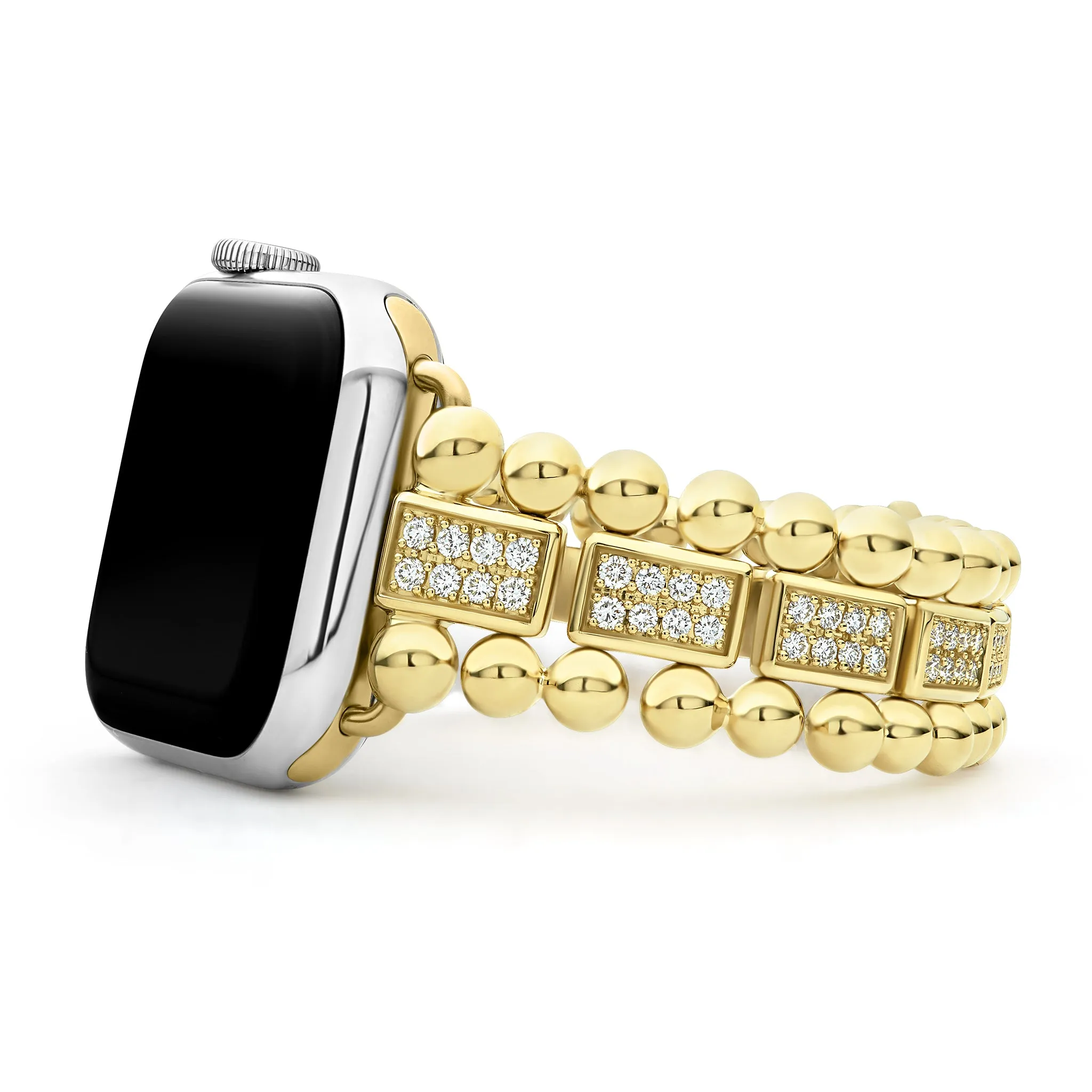 18K Gold Diamond Smart Caviar Bracelet Gift Set