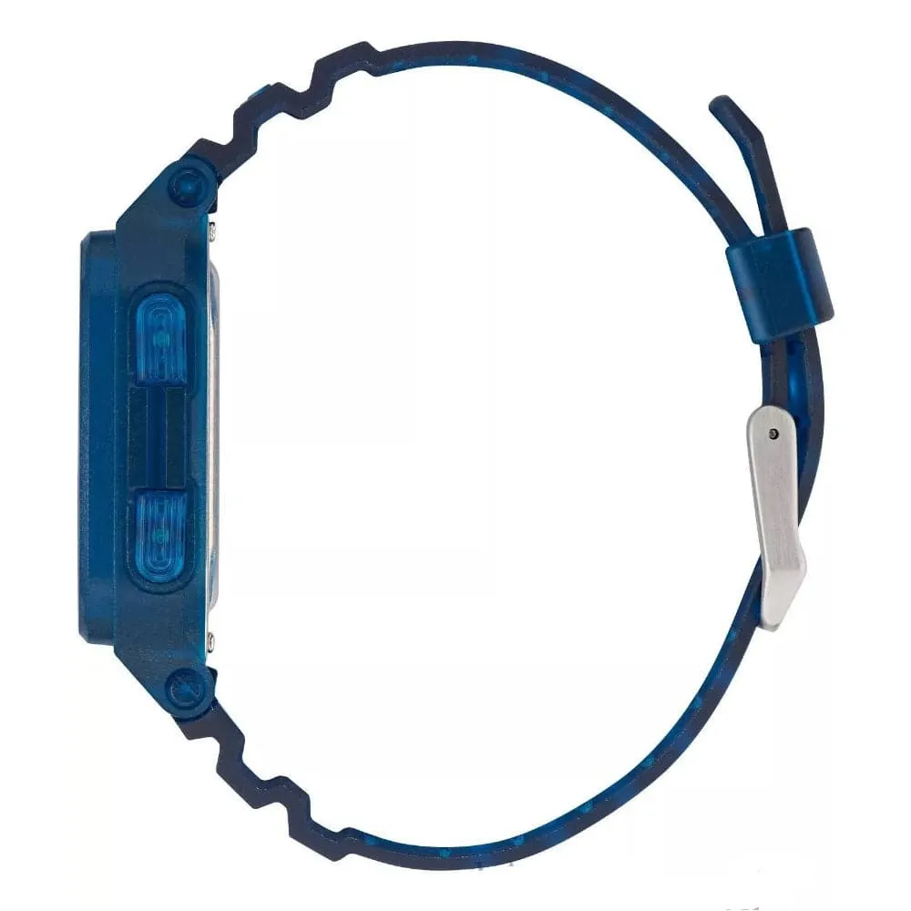 Adidas Street Digital Blue Resin Strap Men Watch AOST22552