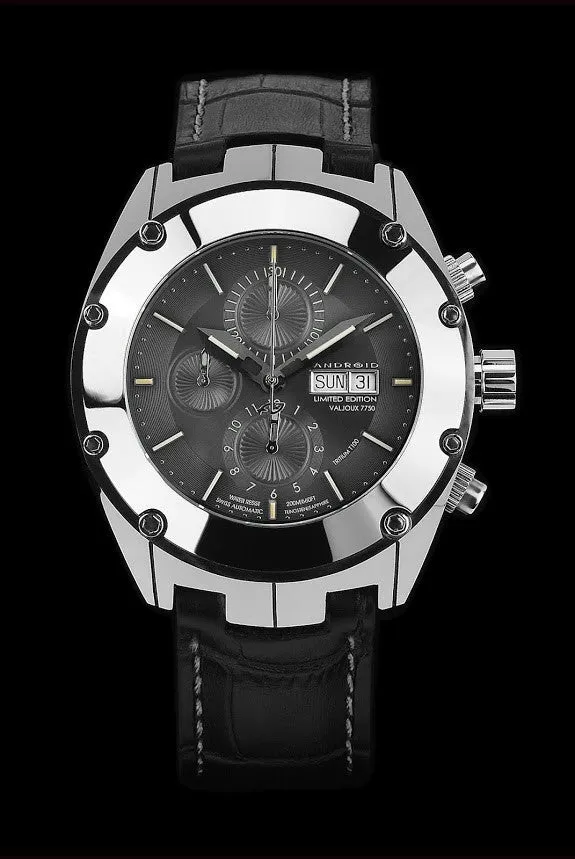 ANDROID Virtuoso Tungsten T-100 7750 Automatic Chrono LE AD621AK