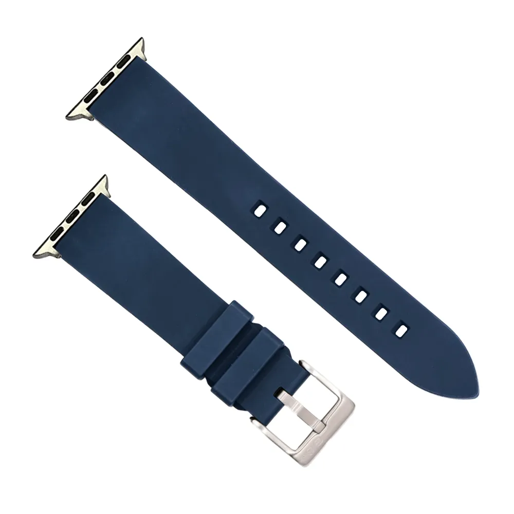 Apple Band Smooth Rubber - Blue