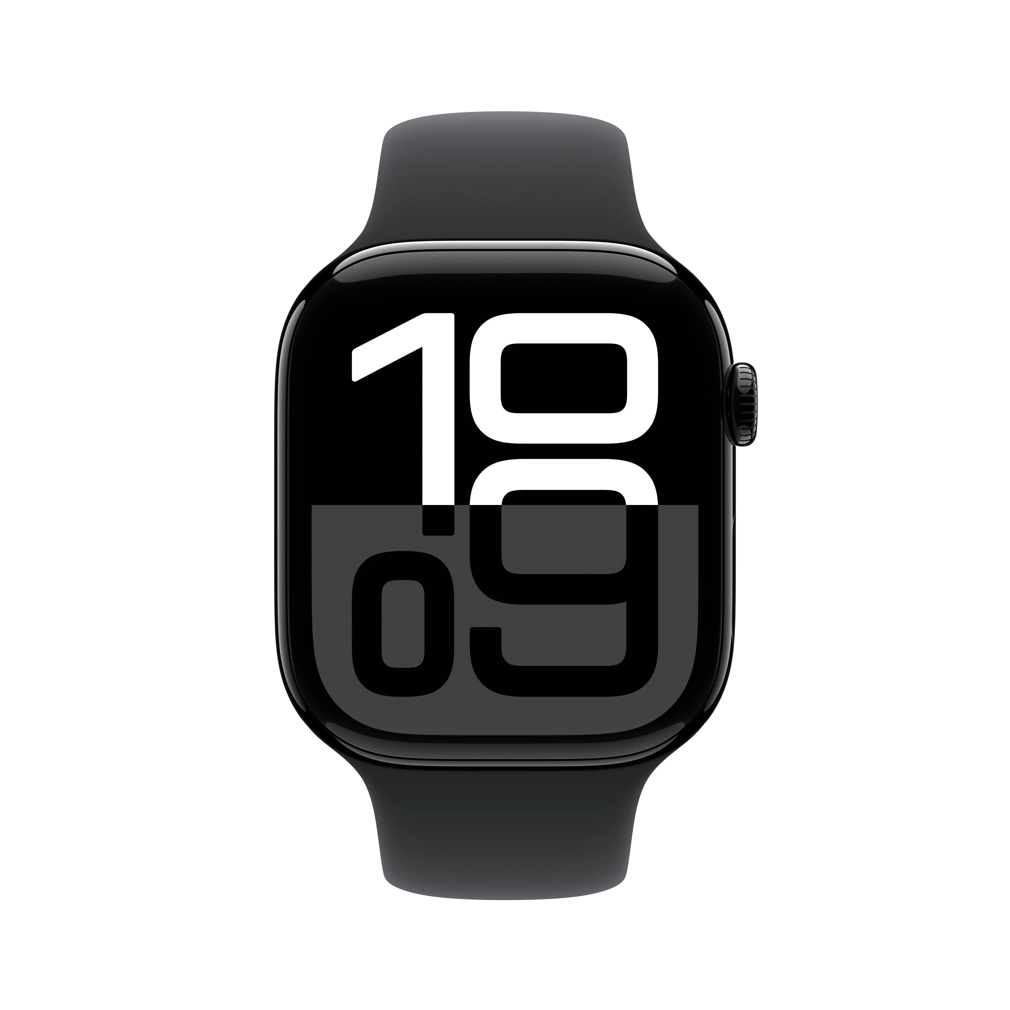 Apple Watch Series 10 GPS   Cellular 46mm Jet Black Aluminium Case with Black Sport Band - S/M