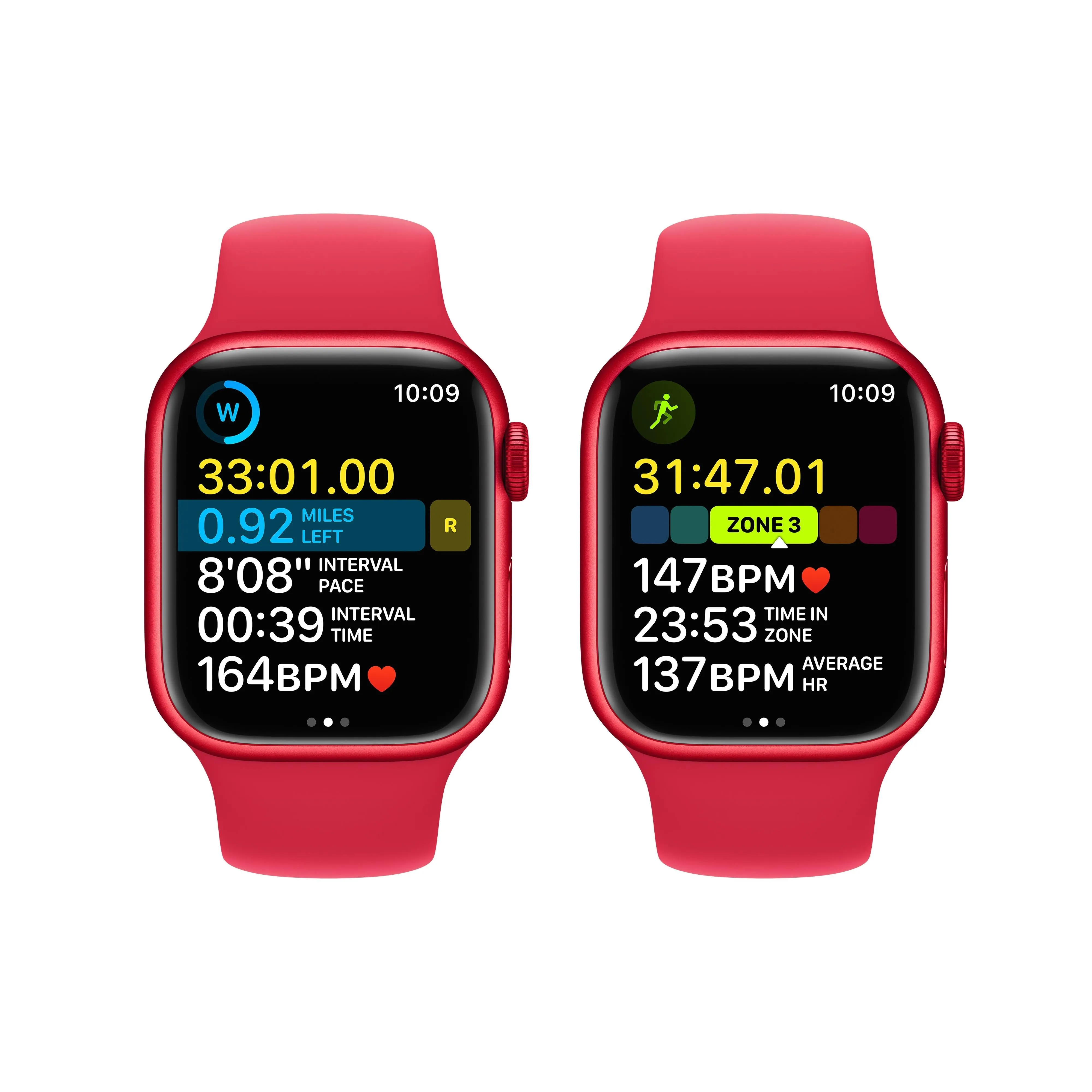 Apple Watch Series 8 GPS 41mm (PRODUCT)RED Aluminium Case with (PRODUCT)RED Sport Band - Regular