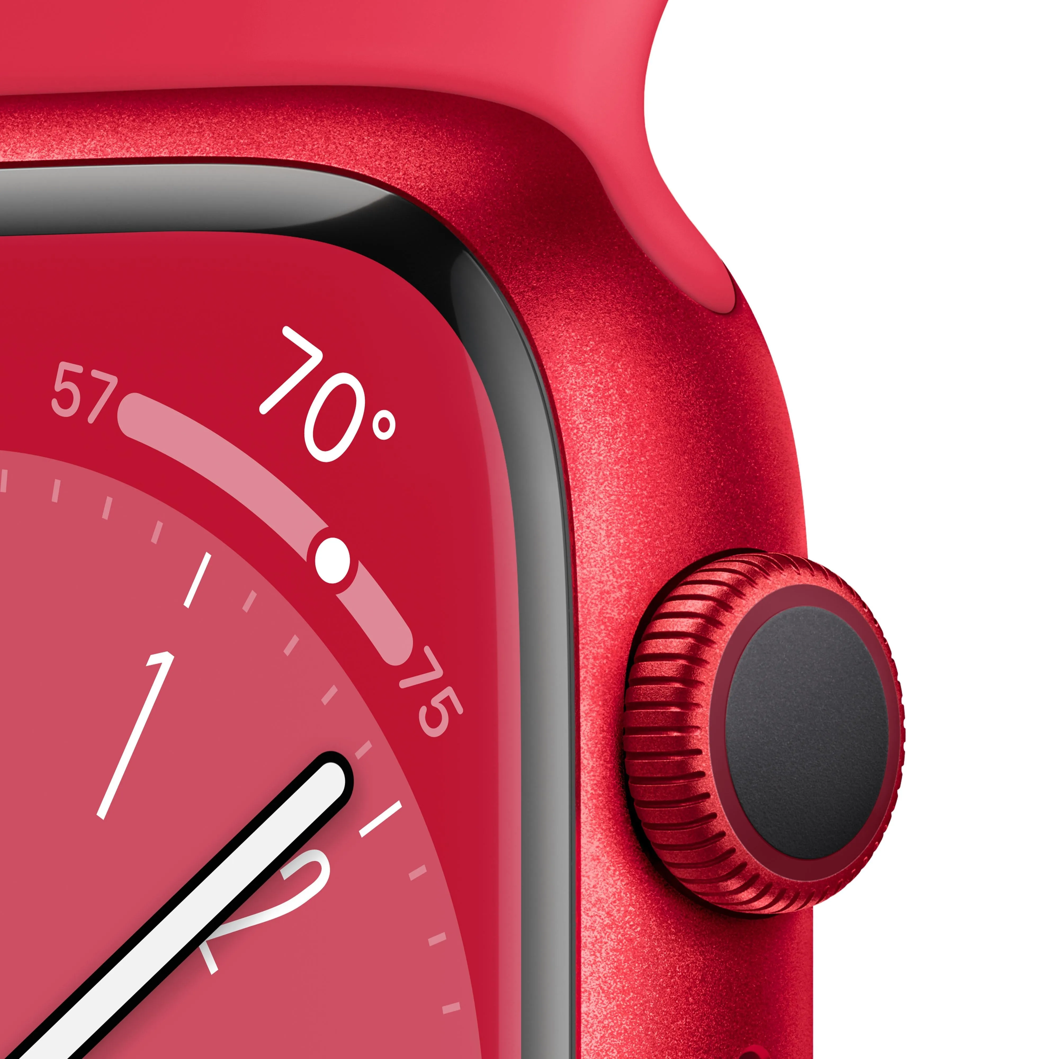 Apple Watch Series 8 GPS 45mm (PRODUCT)RED Aluminium Case with (PRODUCT)RED Sport Band - Regular