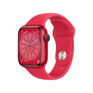 Apple Watch Series 8 GPS   Cellular 41mm (PRODUCT)RED Aluminium Case with (PRODUCT)RED Sport Band - Regular