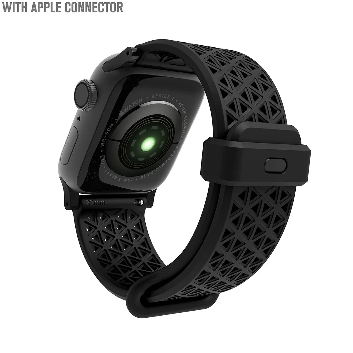 Apple Watch Series 9/8/7/6/5/4/SE (Gen 2/1), 38/40/41mm - Sports Band with Apple Connector