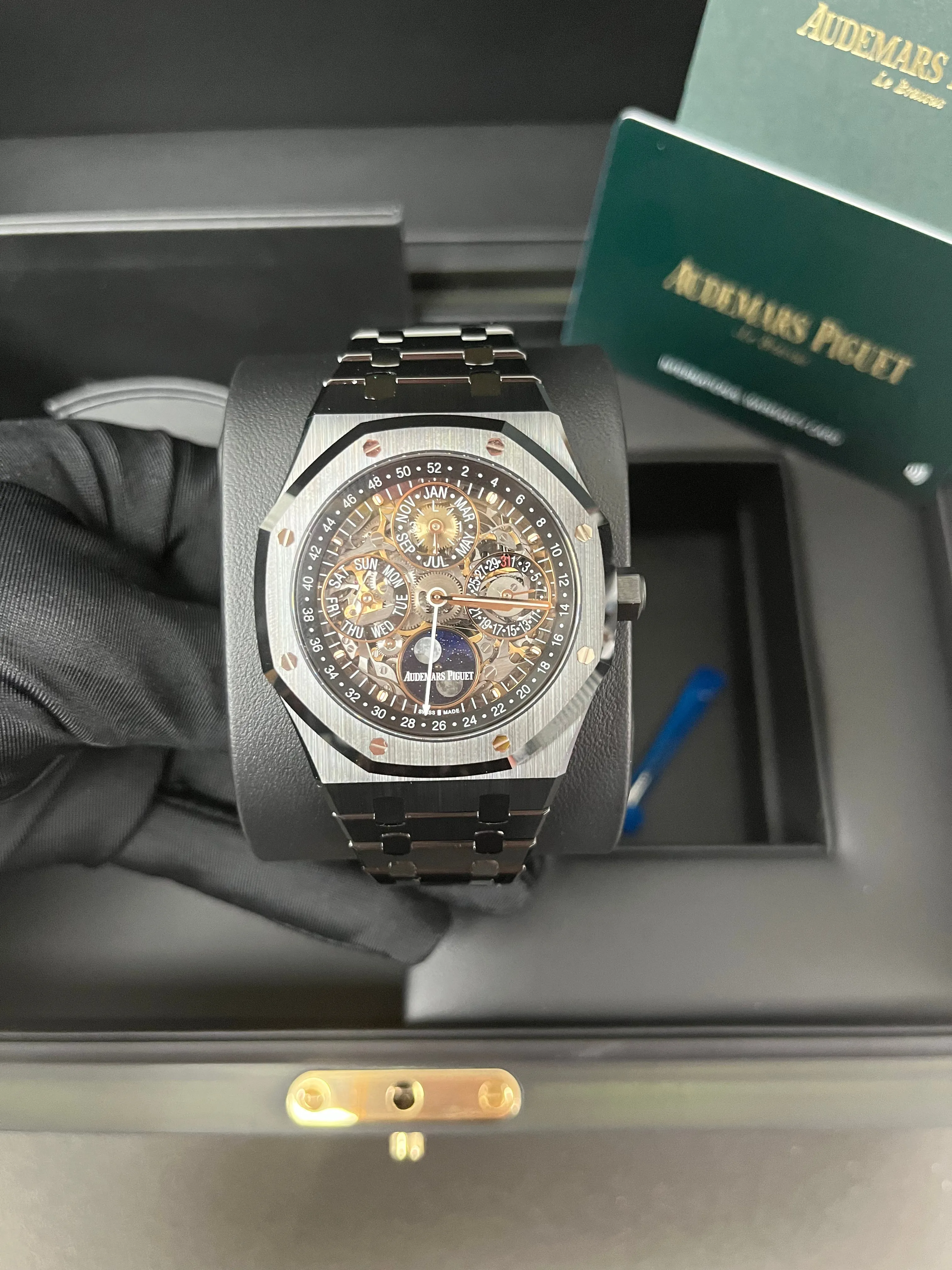 Audemars Piguet Royal Oak Perpetual Calendar Openworked (Ref# 26585CE.OO.1225CE.01)