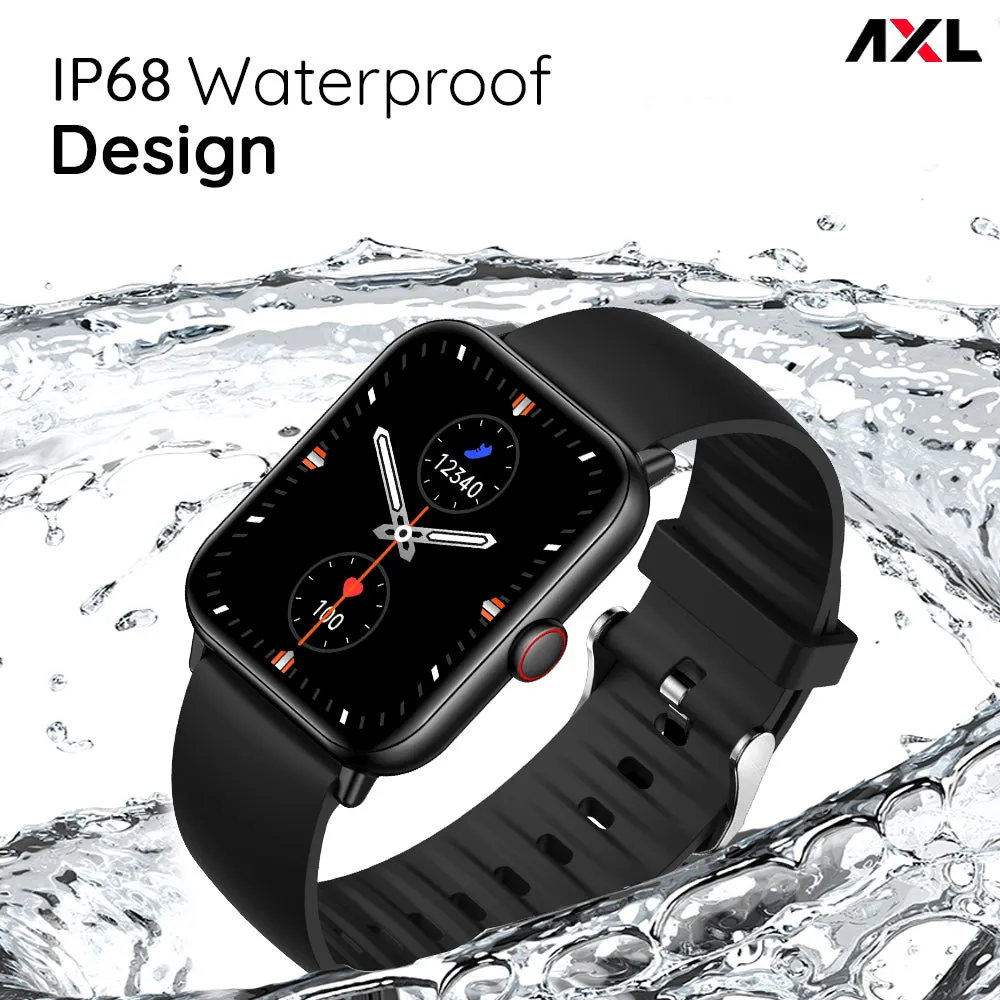 AXL Ranger BT Calling Full Touch Smart Watch with 1.80" HD Display, 7 Sports Modes | Call Notification | Up to 30 Days Battery Life