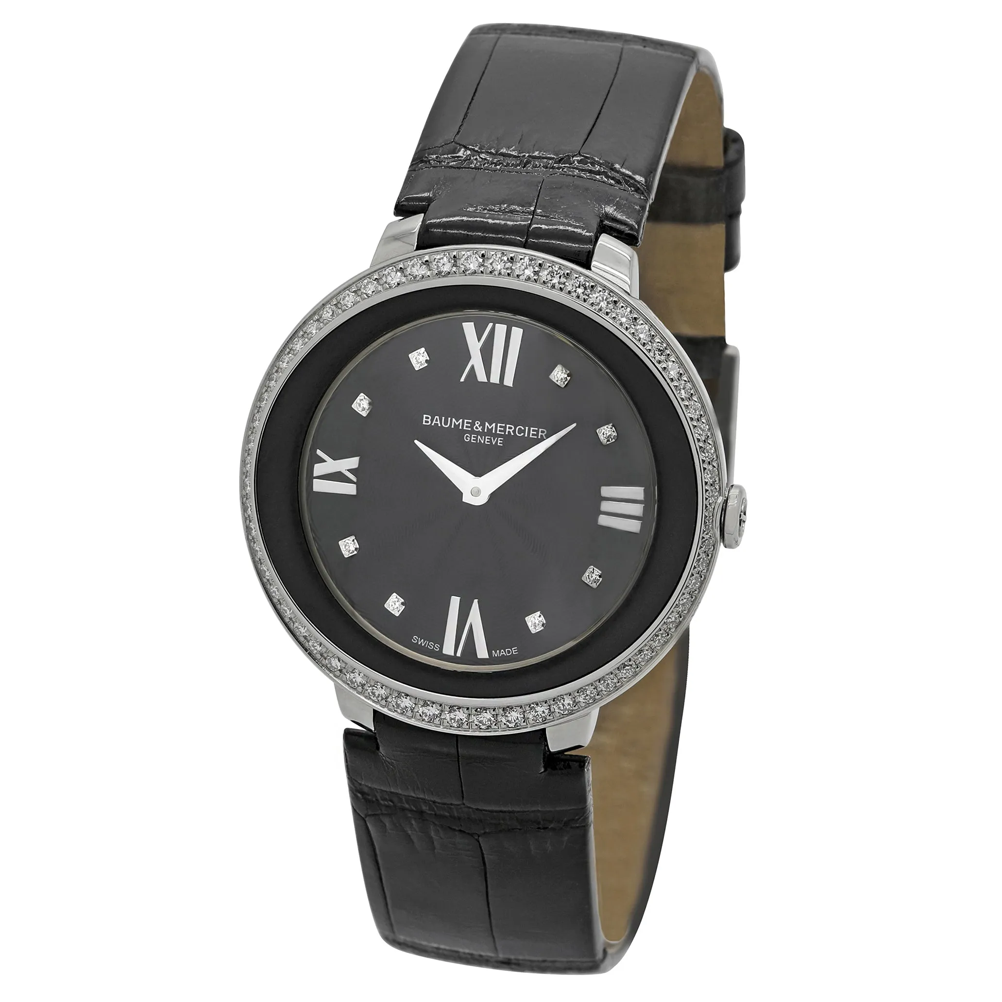 Baume & Mercier Promesse MOA10166 Black Dial Quartz Women's Watch