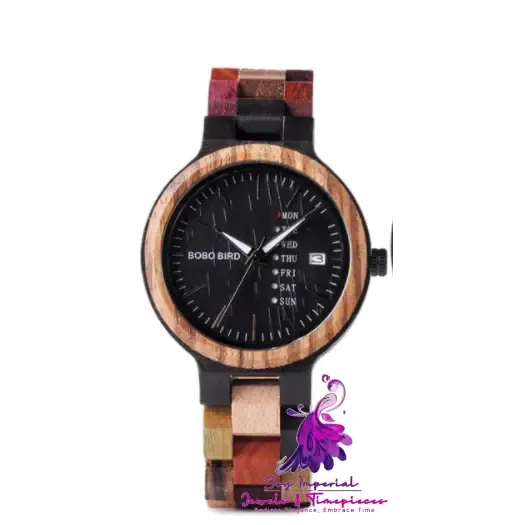 Bobo Bird Couple Bamboo Table Watch