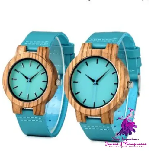 Bobo Bird Couple Bamboo Table Watch