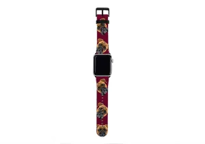 Boxer Maroon Apple Watch Strap