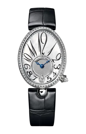 Breguet Reine De Naples 8918 18K White Gold & Diamonds Ladies Watch