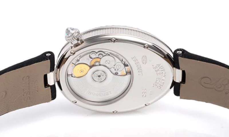 Breguet Reine De Naples 8918 18K White Gold & Diamonds Ladies Watch