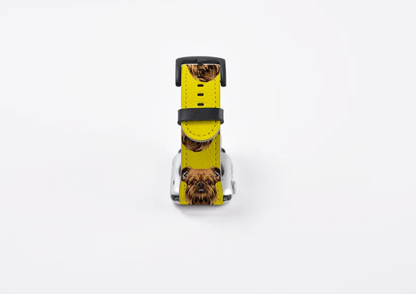 Brussels Griffon Mel Yellow Apple Watch Strap