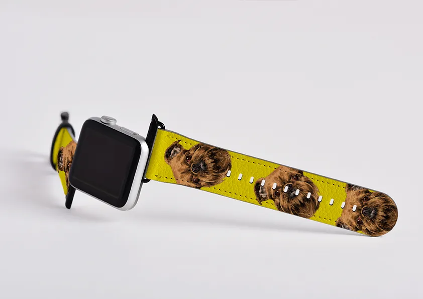 Brussels Griffon Mel Yellow Apple Watch Strap