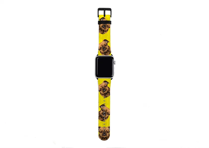 Brussels Griffon Mel Yellow Apple Watch Strap