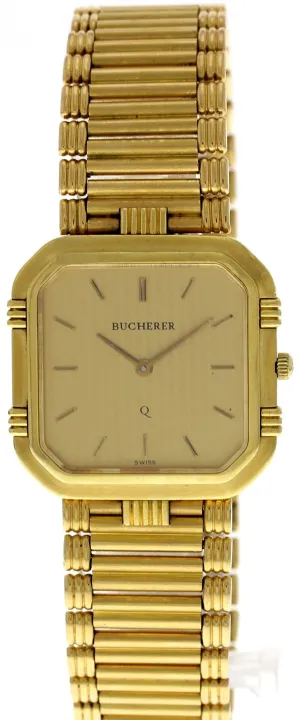 Bucherer 18K Yellow Gold Vintage Watch