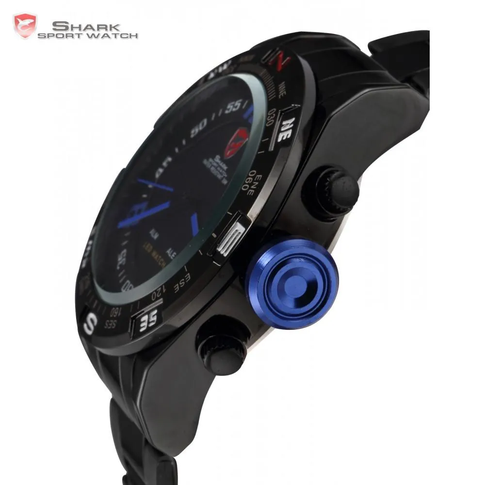 BULLHEAD Shark Sport Watch Black/Blue  SW 100