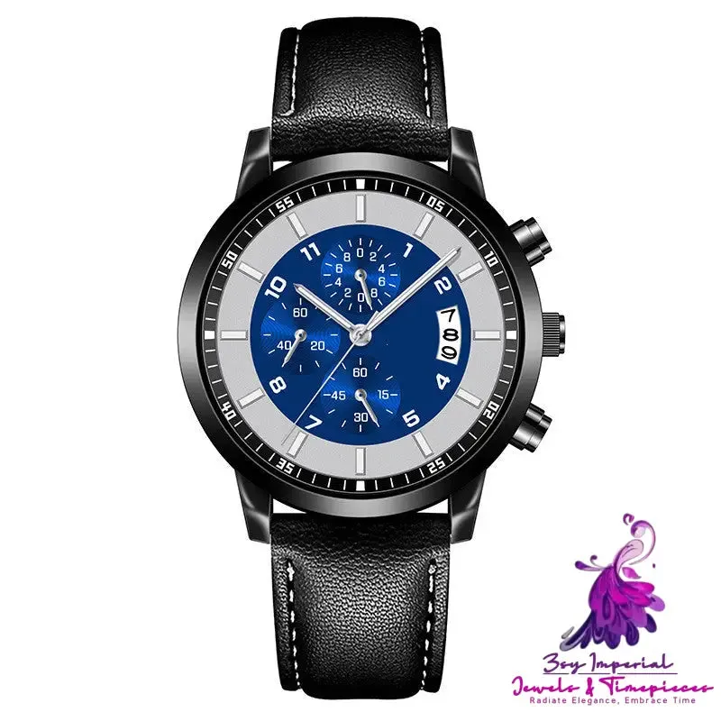 Business Alloy Calendar Men's Luminous Quartz Watch