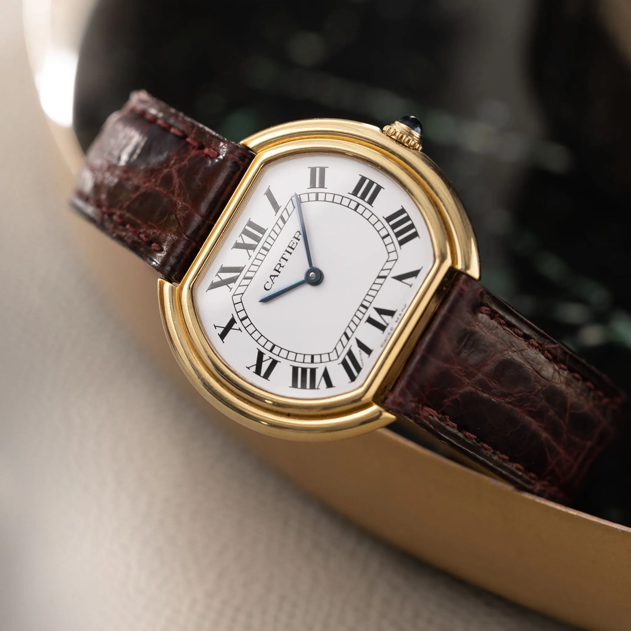 Cartier Paris Gondole Ellipse 1970s 18kt Yellow Gold