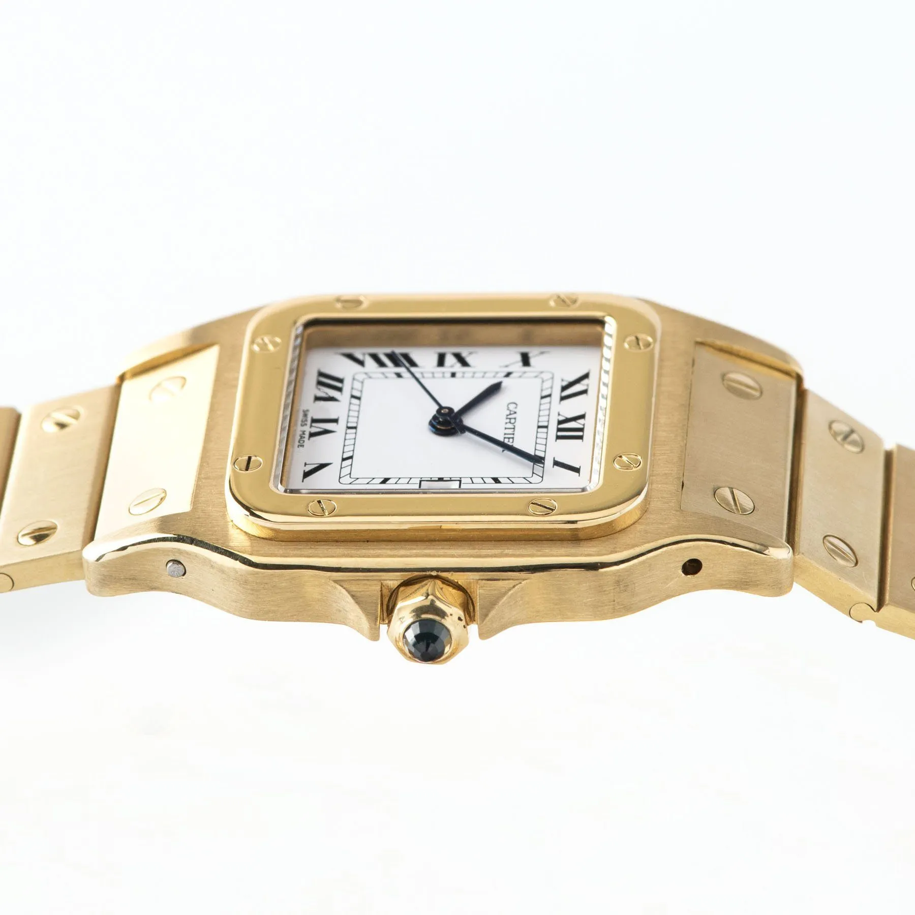 Cartier Santos 18kt Yellow Gold Box and Papers