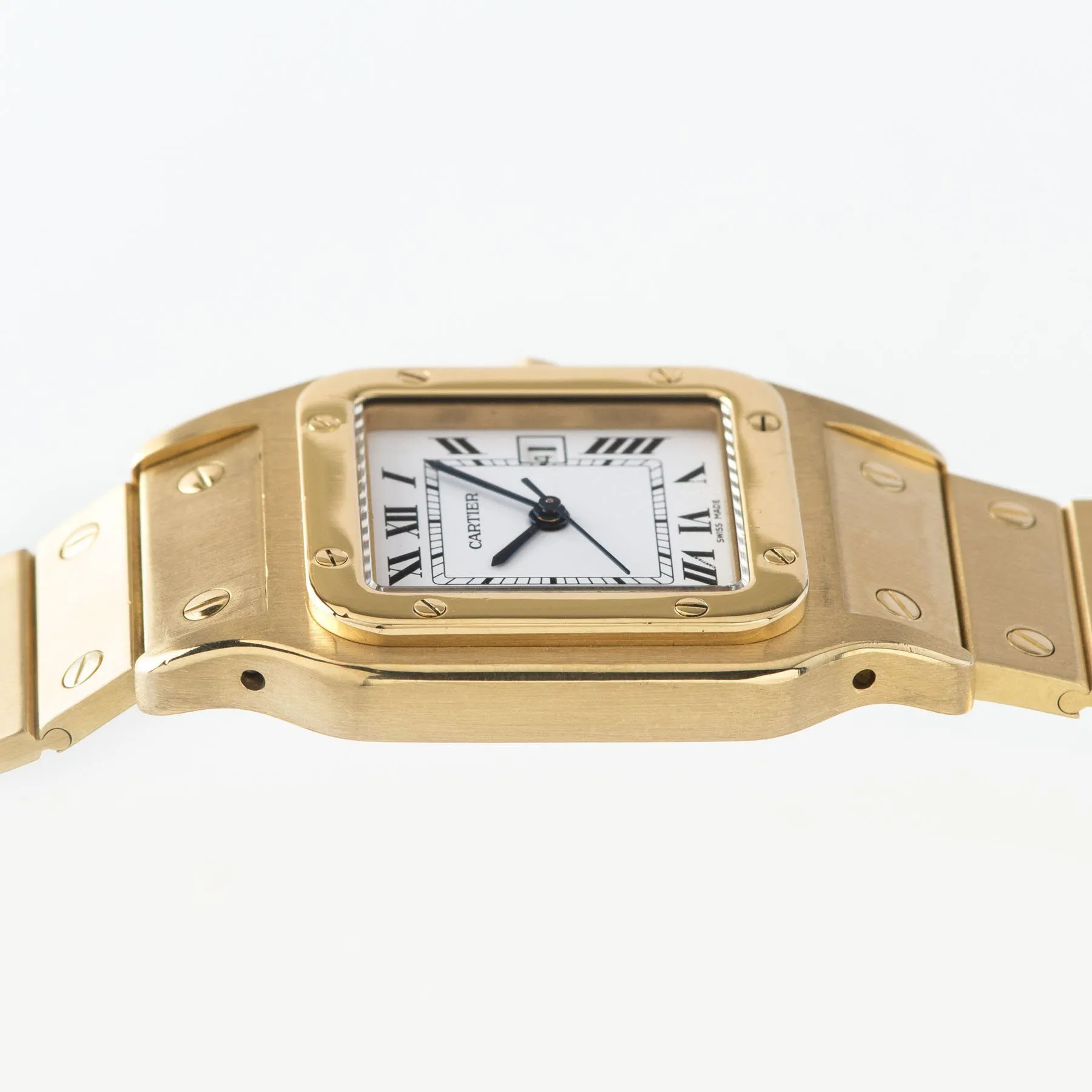 Cartier Santos 18kt Yellow Gold Box and Papers