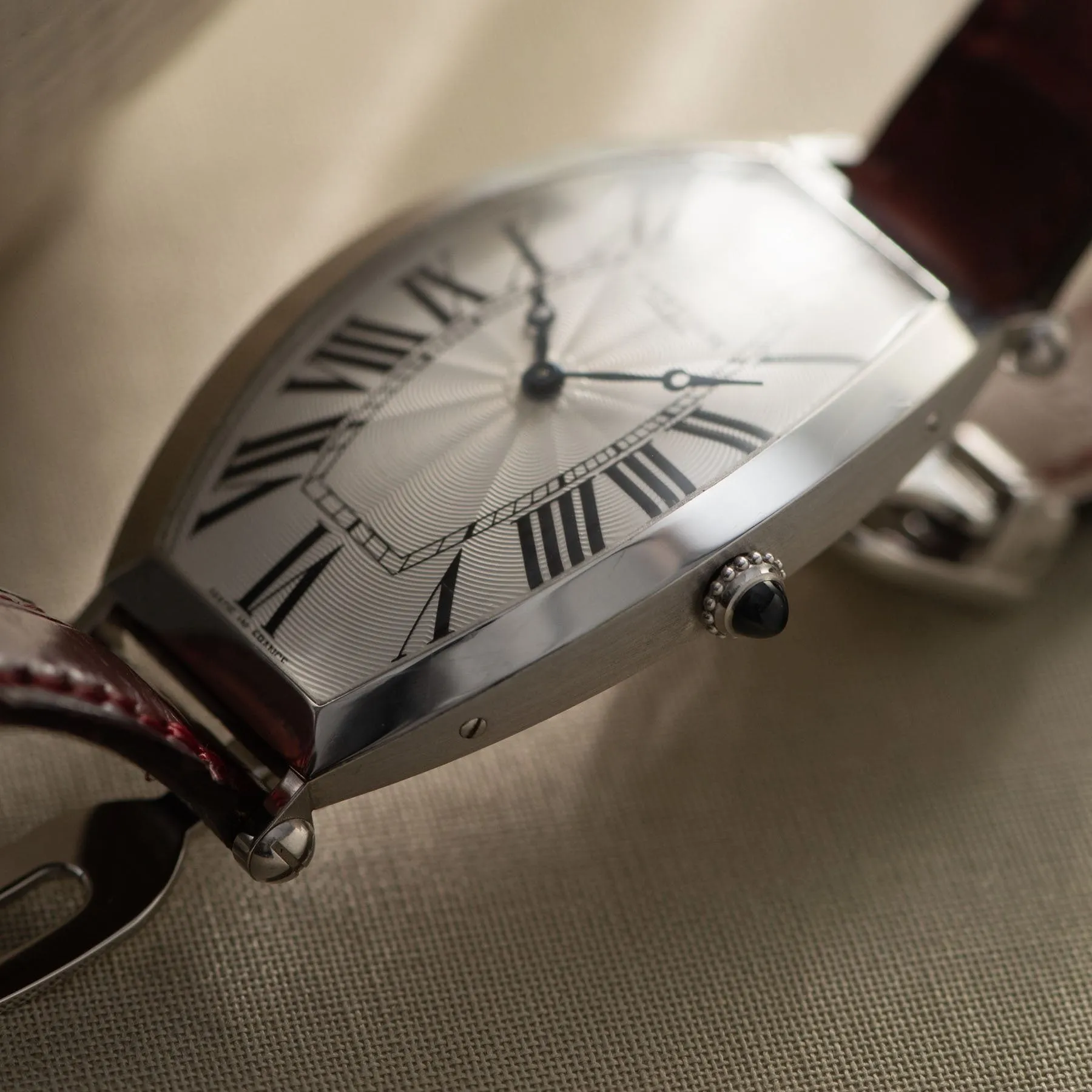 Cartier Tonneau Platinum Limited Edition Collection Privée