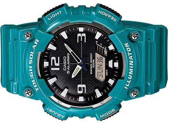 Casio AQ-S810WC-3A Blue Solar Powered Watch for Men