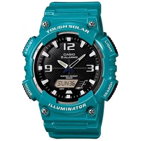 Casio AQ-S810WC-3A Blue Solar Powered Watch for Men