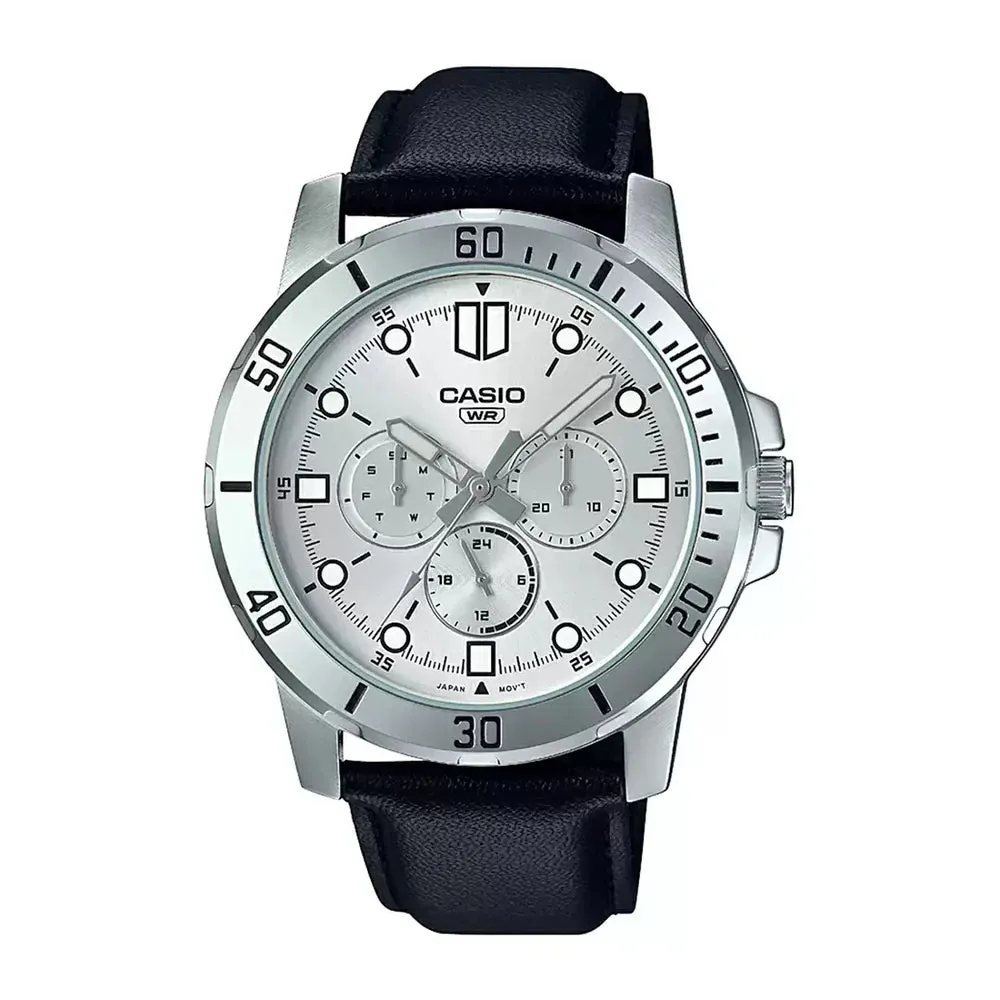 Casio Enticer Analog Silver Dial Men's Watch| MTP-VD300L-7EUDF