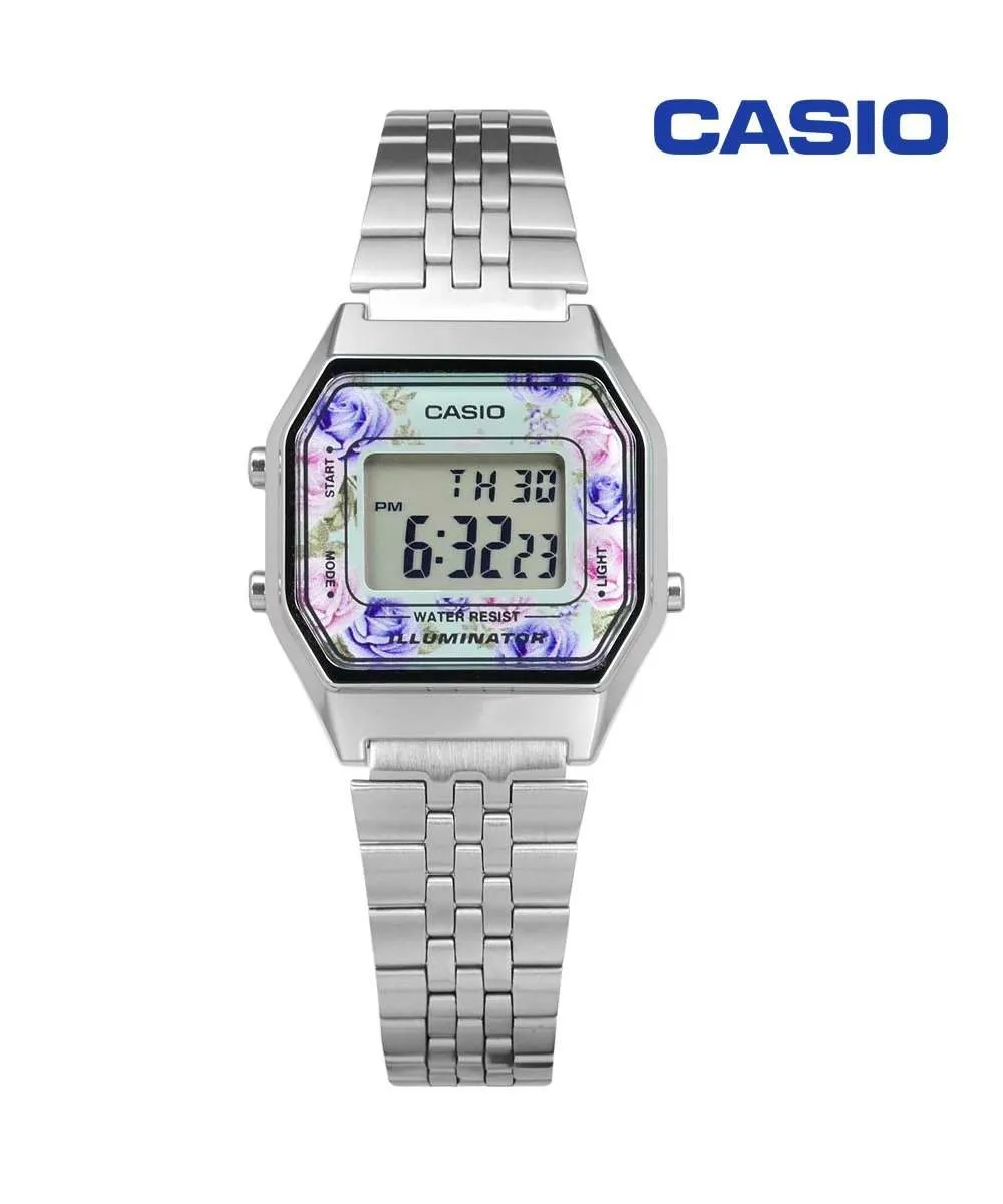 Casio LA680WA-2CDF Silver Stainless Watch for Women