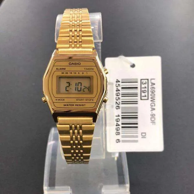 Casio LA690WGA-9DF Gold Watch for Women