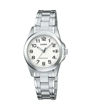 Casio LTP-1215A-7B2DF Silver Stainless Steel Strap Watch for Women