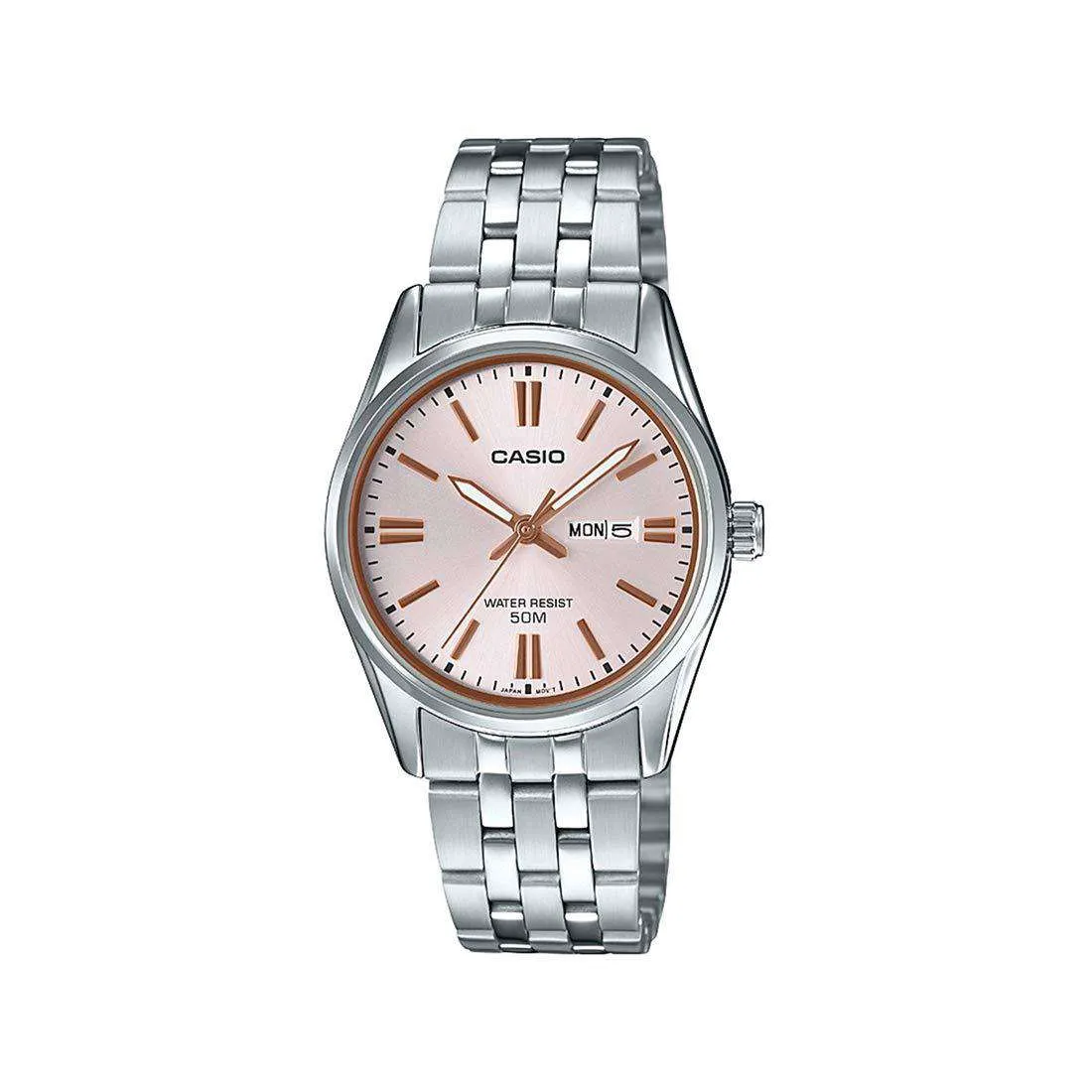 Casio LTP-1335D-4AVDF Silver Stainless Steel Strap Watch for Women