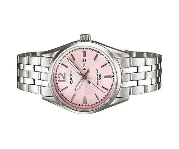 Casio LTP-1335D-5AVDF Silver Stainless Steel Strap Watch for Women