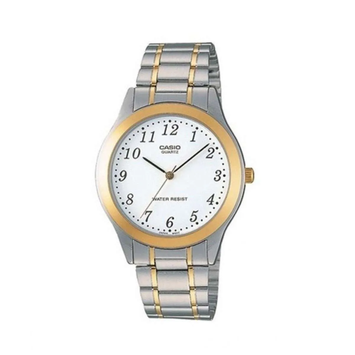 Casio MTP-1128G-7BRDF Two Tone Stainless Steel Strap Watch for Men