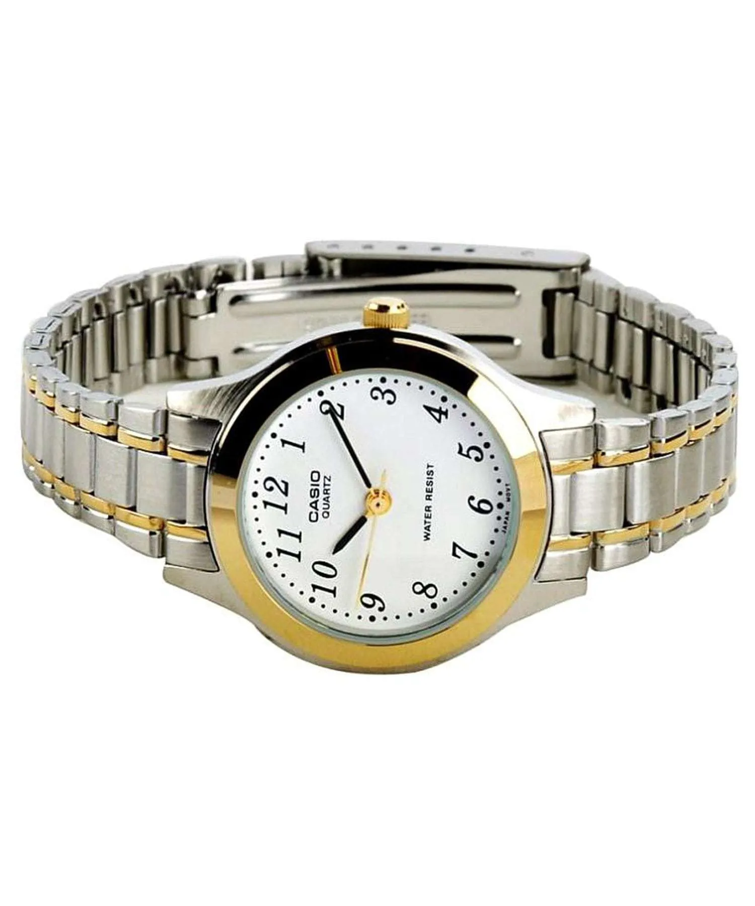 Casio MTP-1128G-7BRDF Two Tone Stainless Steel Strap Watch for Men