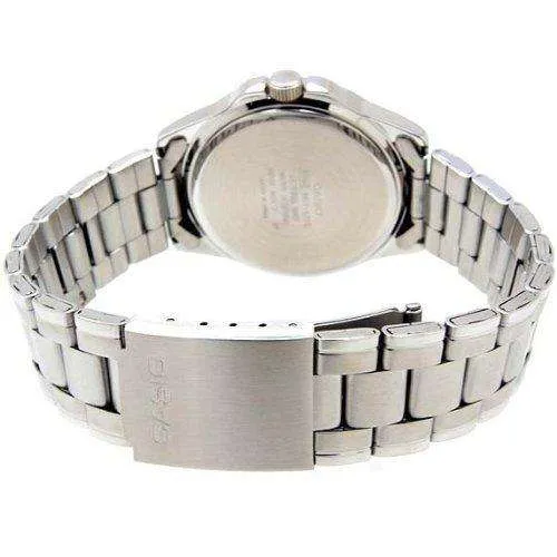 Casio MTP-1215A-7B2DF Silver Stainless Steel Strap Watch for Men