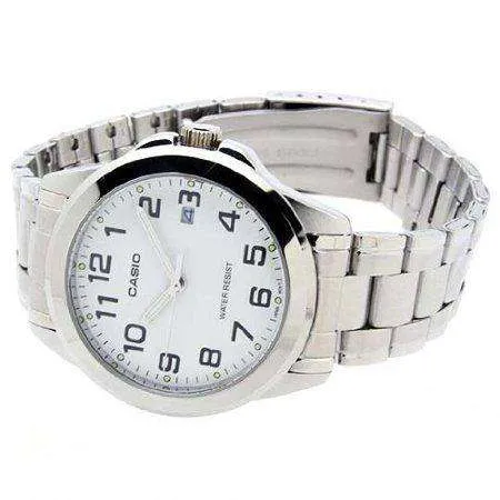 Casio MTP-1215A-7B2DF Silver Stainless Steel Strap Watch for Men