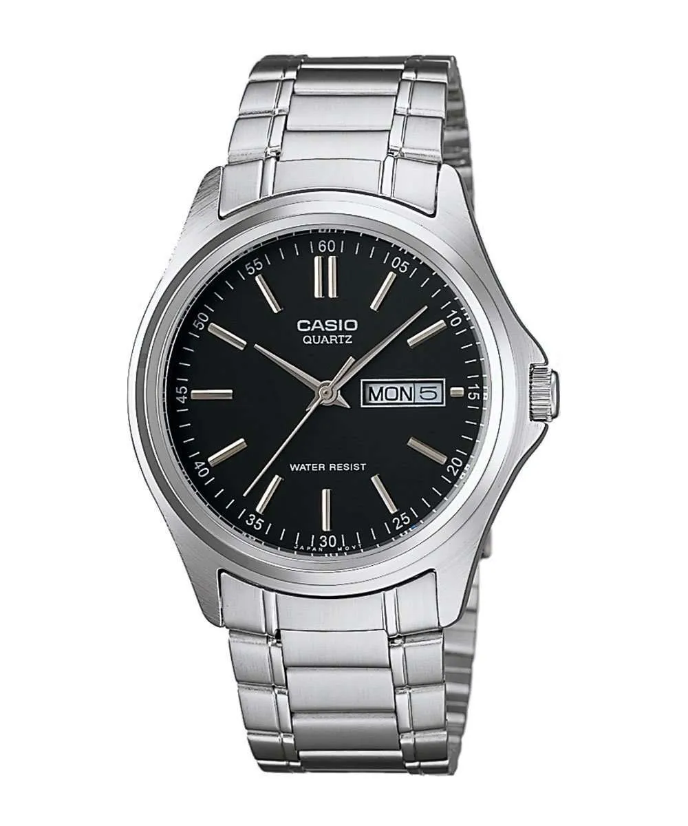 Casio MTP-1239D-1ADF Silver Stainless Steel Strap Watch for Men