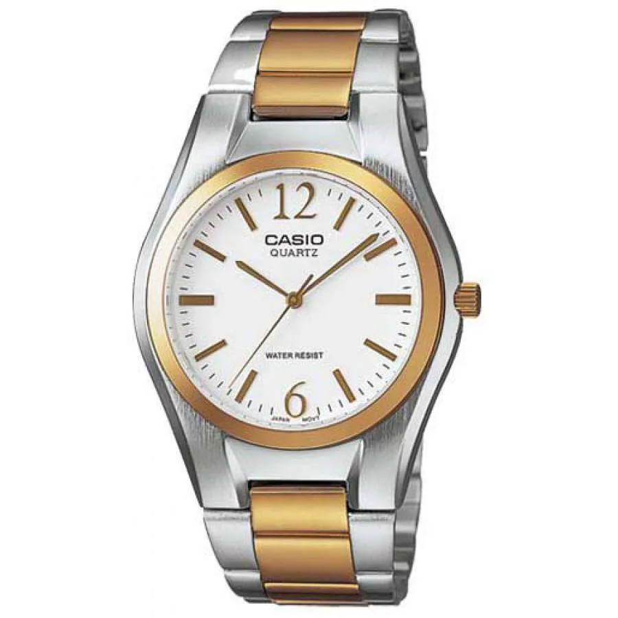 Casio MTP-1253SG-7ADF Two Tone Stainless Steel Strap Watch for Men