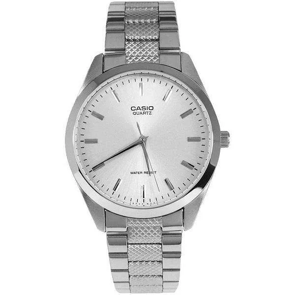 Casio MTP-1274D-7ADF Silver Stainless Steel Strap Watch for Men