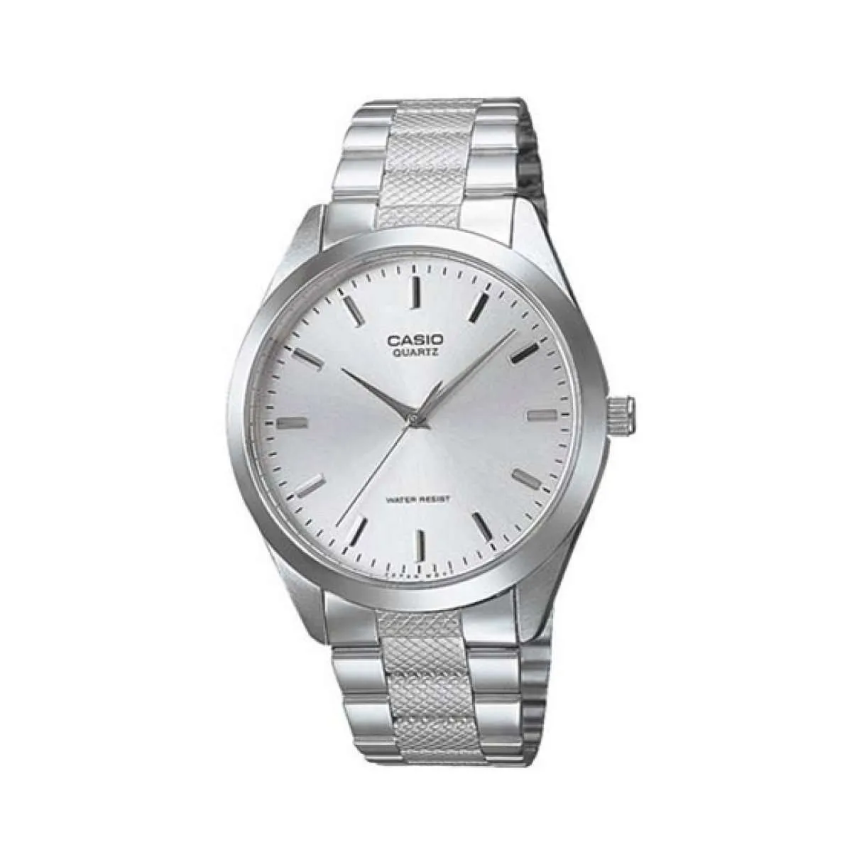 Casio MTP-1274D-7ADF Silver Stainless Steel Strap Watch for Men