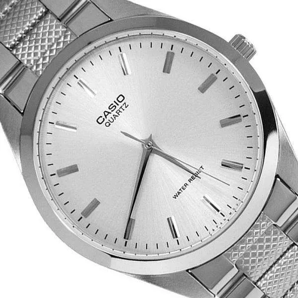 Casio MTP-1274D-7ADF Silver Stainless Steel Strap Watch for Men