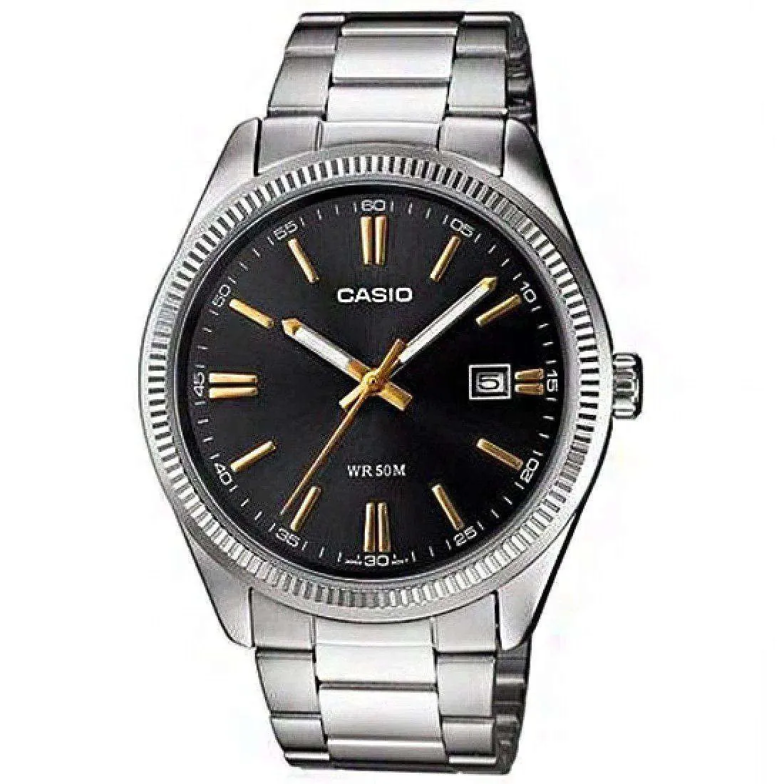 Casio MTP-1302D-1A2VDF Silver Stainless Steel Strap Watch for Men