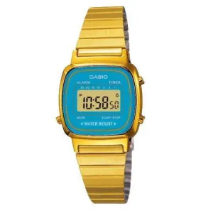 Casio Vintage LA670WGA-2D Gold Plated Watch for Women