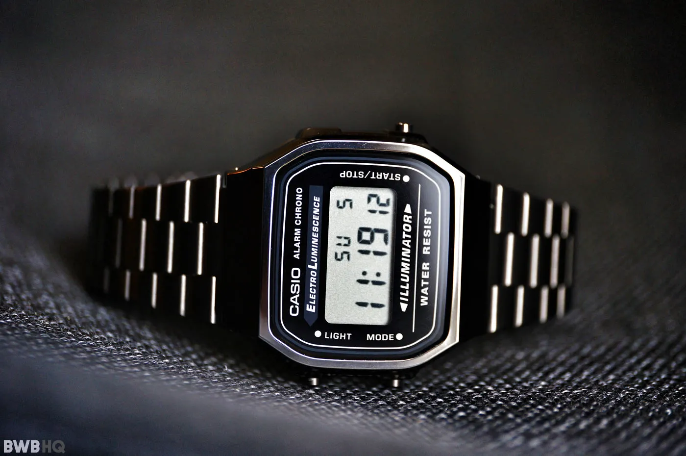 Casio Vintage Series Digital Gun Metal Strap Men's Watch| A168WGG-1ADF