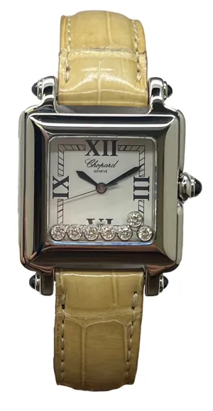 Chopard Happy Sport 27/8325-23 White with 7 Floating Diamonds Dial Quartz Women's Watch