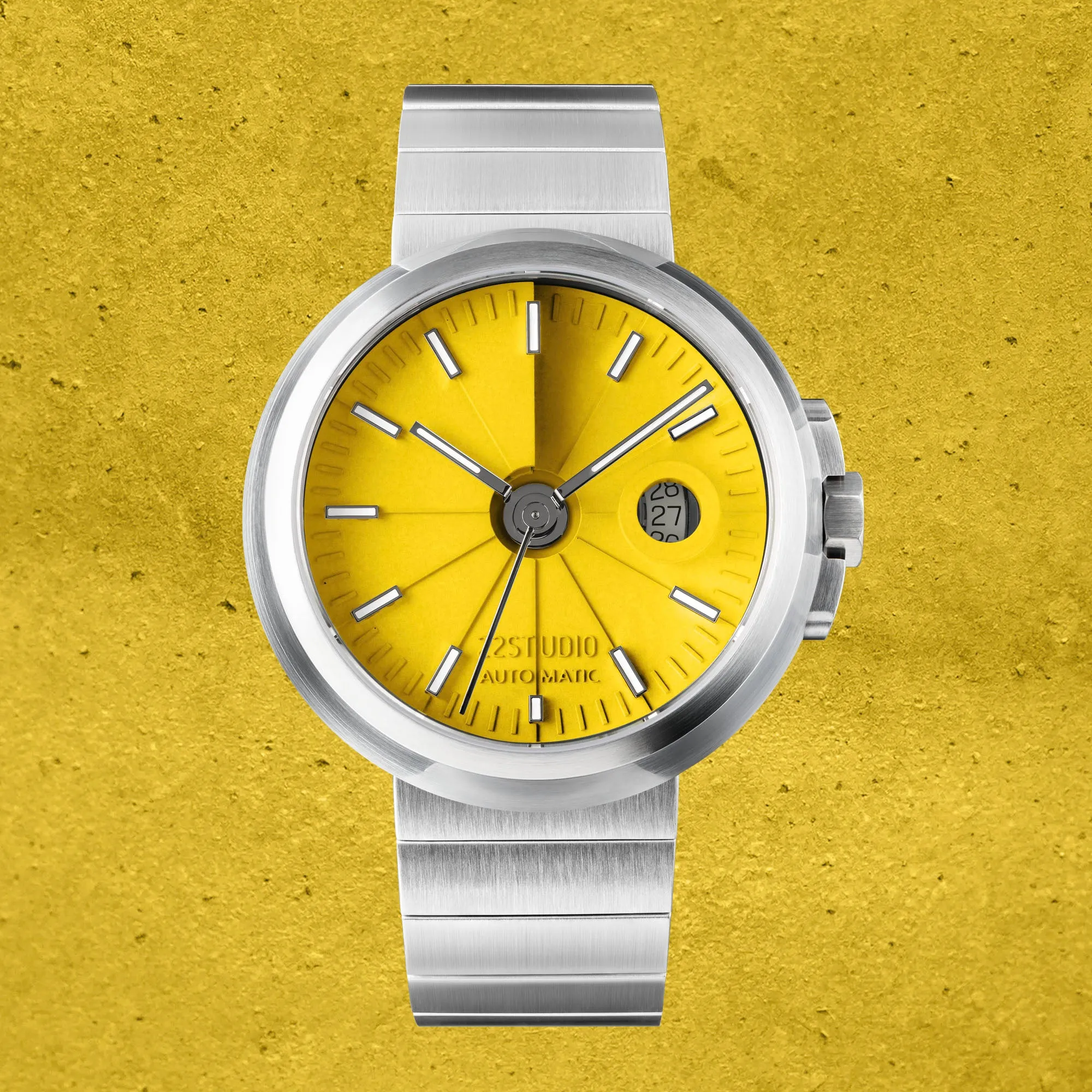 Concrete Watch Automatic 45mm Sport Edition_Bright Yellow