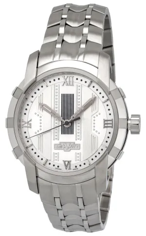 Dewitt Glorious Knight Automatic Steel Mens Watch Silver Dial FTV.HMS.002.S